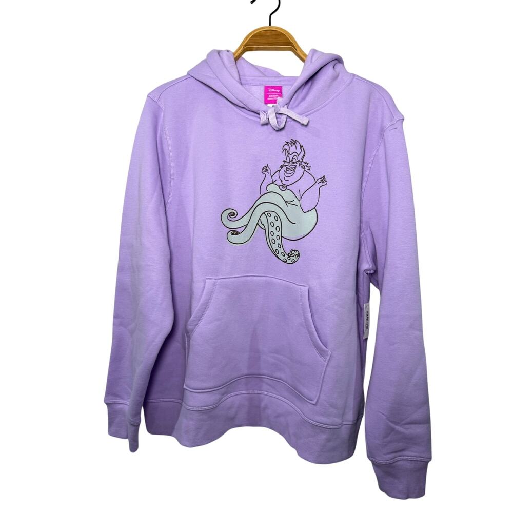 Disney Ursula Lavender Purple Hoodie XL NEW